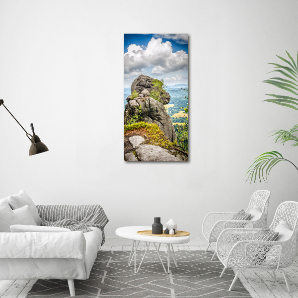 Foto leinwand vertikales Szczeliniec Wielki