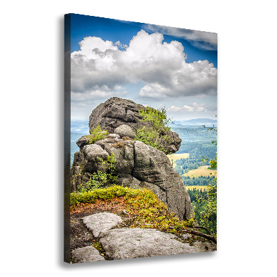 Foto leinwand vertikales Szczeliniec Wielki