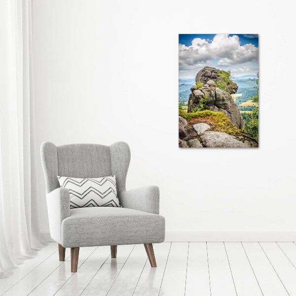 Foto leinwand vertikales Szczeliniec Wielki