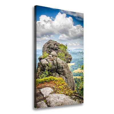 Foto leinwand vertikales Szczeliniec Wielki