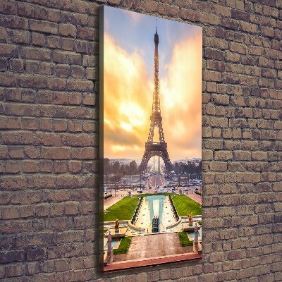 Foto leinwand vertikales Eiffelturm Paris