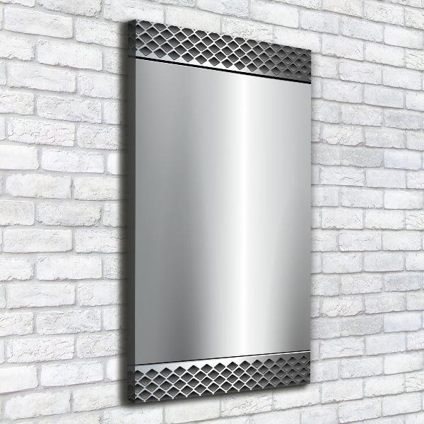 Foto leinwand vertikales Metallischer Hintergrund