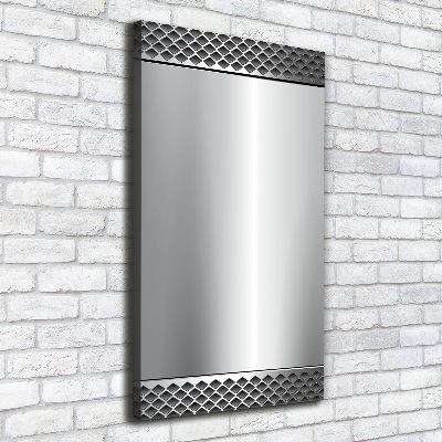 Foto leinwand vertikales Metallischer Hintergrund