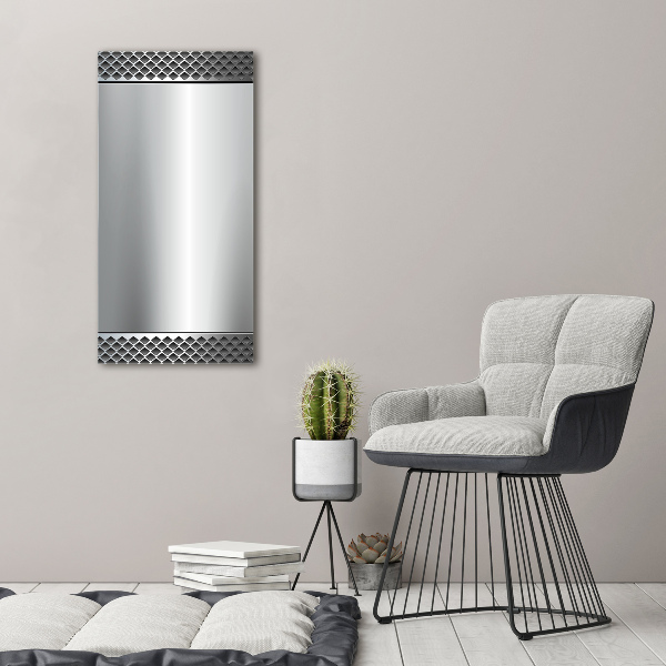 Foto leinwand vertikales Metallischer Hintergrund