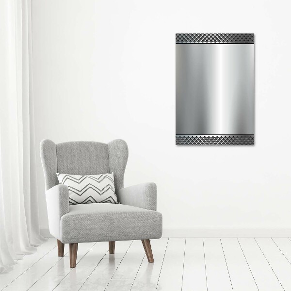 Foto leinwand vertikales Metallischer Hintergrund