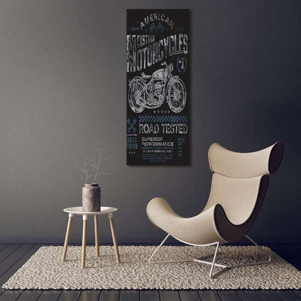 Wandbild vertikales Automobil