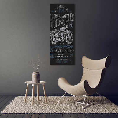 Wandbild vertikales Automobil