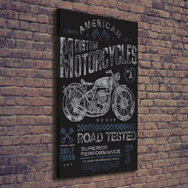 Wandbild vertikales Automobil