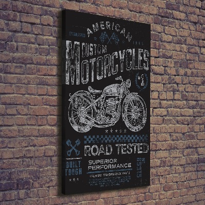 Wandbild vertikales Automobil