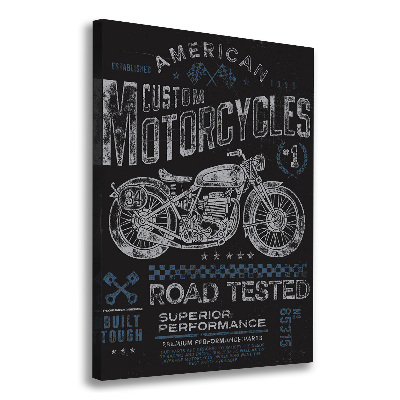 Wandbild vertikales Automobil