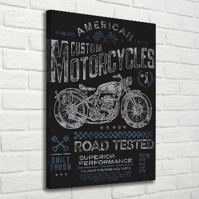 Wandbild vertikales Automobil