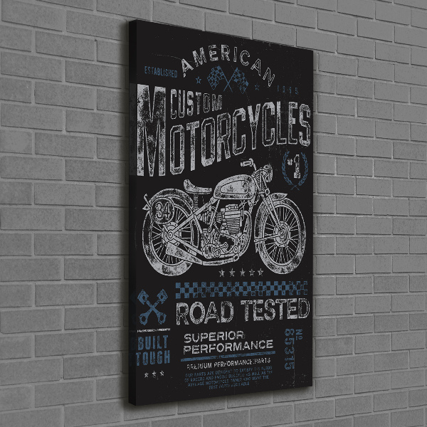 Wandbild vertikales Automobil