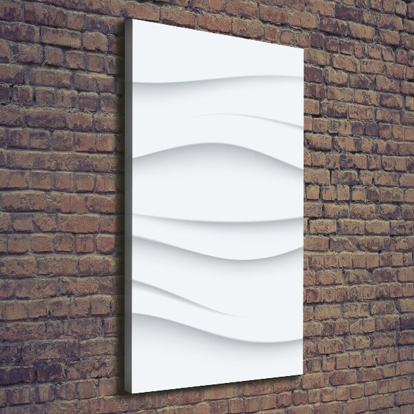 Foto auf leinwand vertikales Abstrakte Wellen