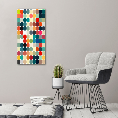 Foto auf leinwand vertikales Geometrischer Hintergrund