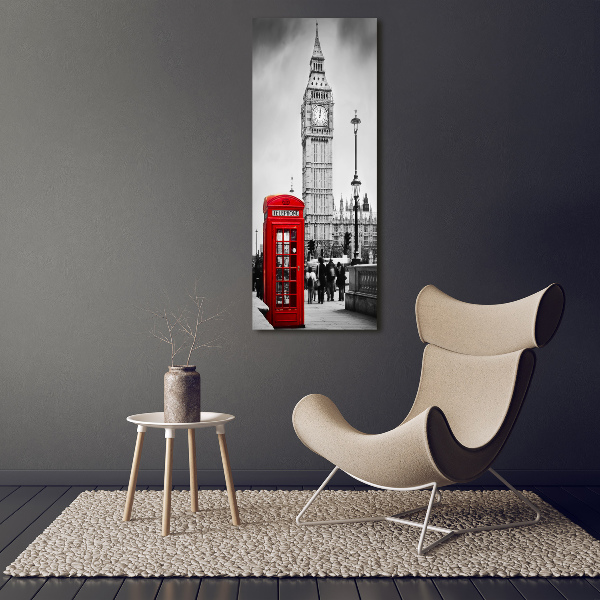 Wandbild vertikales Big Ben London