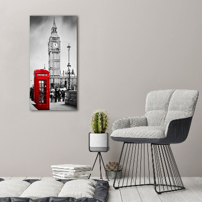 Wandbild vertikales Big Ben London