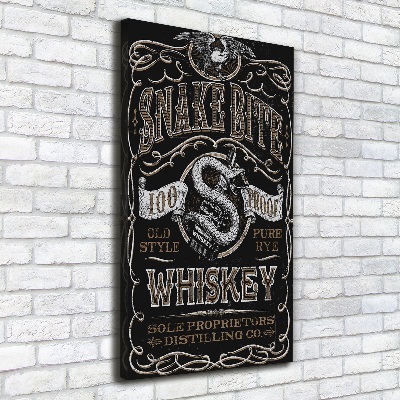 Foto leinwand vertikales Whiskey