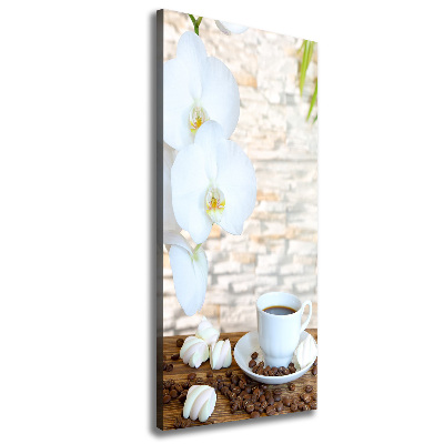 Foto auf leinwand vertikales Eine Tasse Kaffee