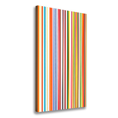 Wandbild vertikales Bunte Streifen