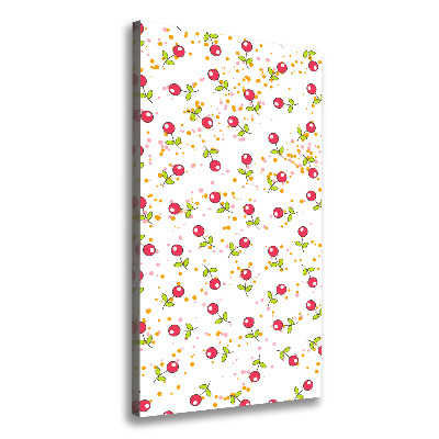 Wandbild vertikales Kirschen