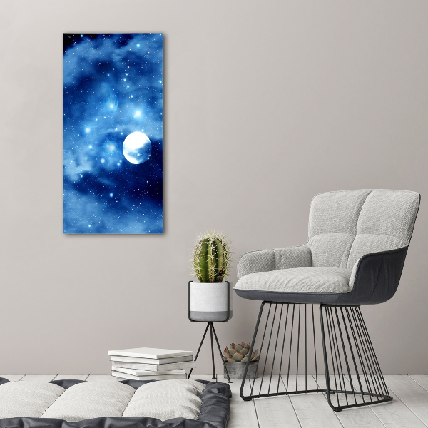 Wandbild vertikales Vollmond