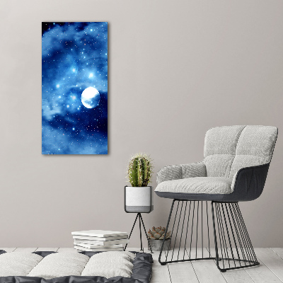 Wandbild vertikales Vollmond
