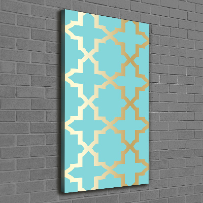 Wandbild vertikales Arabisches Muster