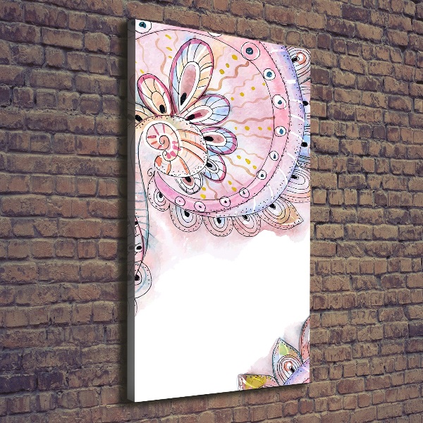 Foto auf leinwand vertikales Abstraktes Muster