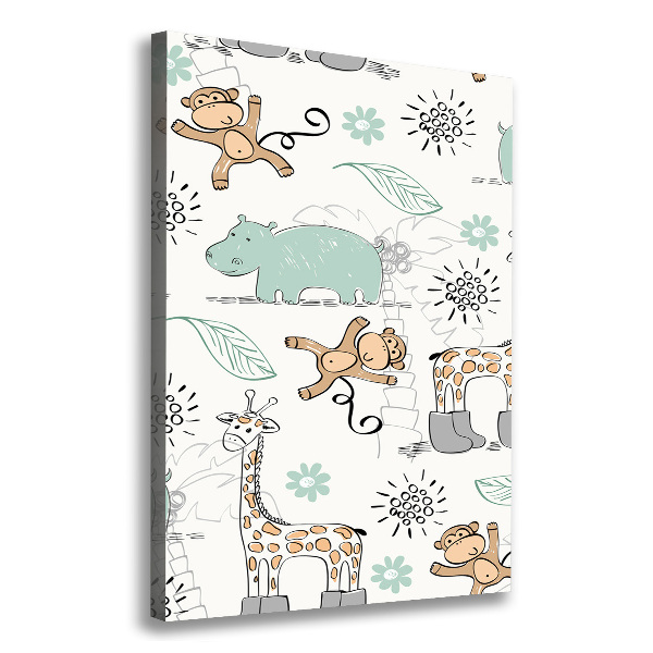 Foto leinwand vertikales Tiere Afrikas