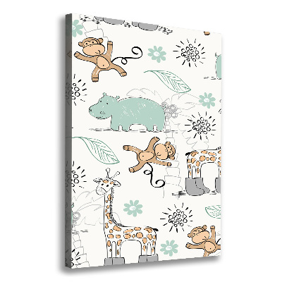 Foto leinwand vertikales Tiere Afrikas