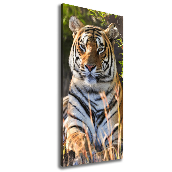 Wandbild vertikales Tiger