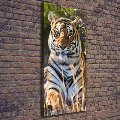 Wandbild vertikales Tiger