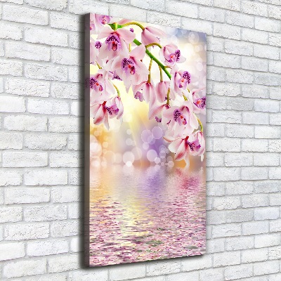 Wandbild vertikales Orchidee