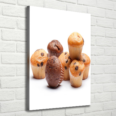 Foto leinwand vertikales Cupcakes