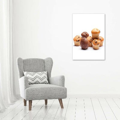 Foto leinwand vertikales Cupcakes