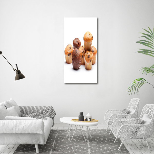Foto leinwand vertikales Cupcakes