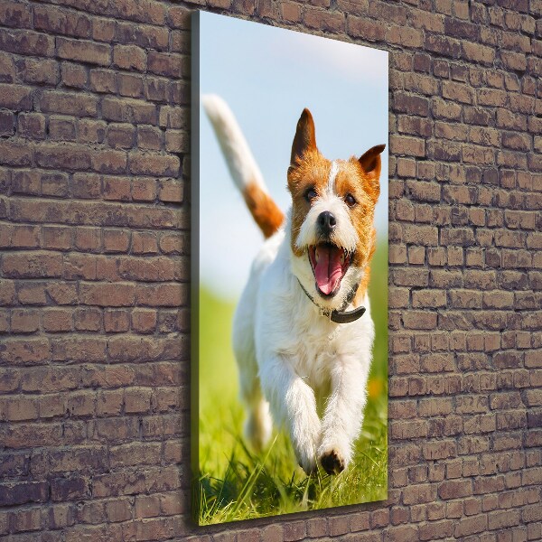 Wandbild vertikales Jack Russell Terrier