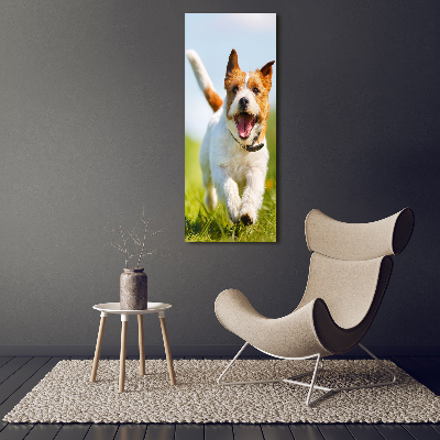 Wandbild vertikales Jack Russell Terrier