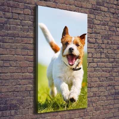 Wandbild vertikales Jack Russell Terrier