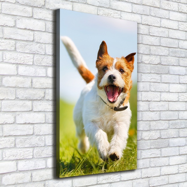 Wandbild vertikales Jack Russell Terrier