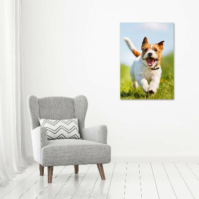 Wandbild vertikales Jack Russell Terrier