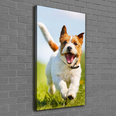 Wandbild vertikales Jack Russell Terrier