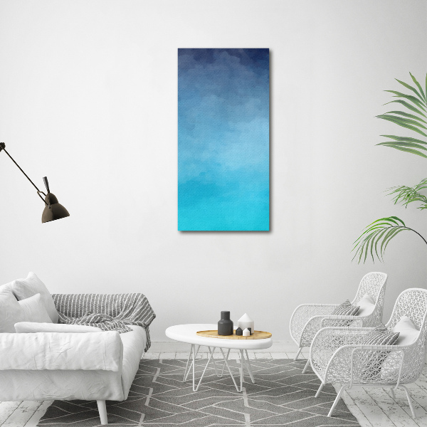 Foto leinwand vertikales Rauch