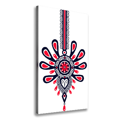 Foto auf leinwand vertikales Polnisches Volksmuster