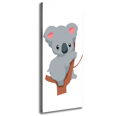 Foto auf leinwand vertikales Panda auf einem Baum