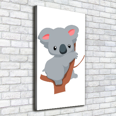 Foto auf leinwand vertikales Panda auf einem Baum