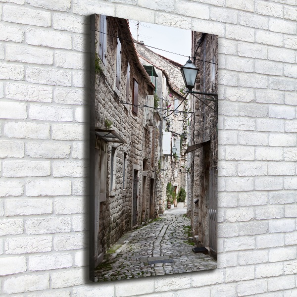 Foto leinwand vertikales Croatia Street