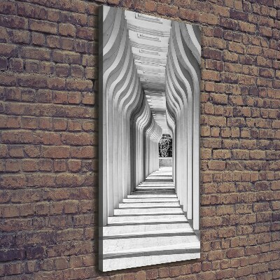 Foto auf leinwand vertikales Korridor