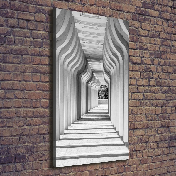Foto auf leinwand vertikales Korridor