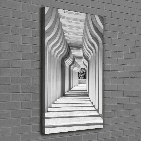 Foto auf leinwand vertikales Korridor